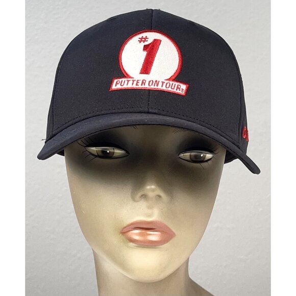 CALLAWAY Odyssey #1 Putter On Tour Black Baseball CAP Hat Red Embroidery NEW - Picture 1 of 7
